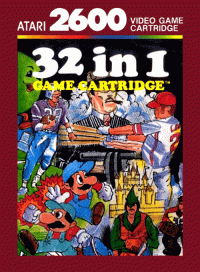 32 in 1 Atari 2600 US box art